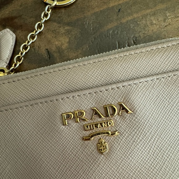 Prada Saffiano Leather Keychain Wallet - Picture 3 of 7